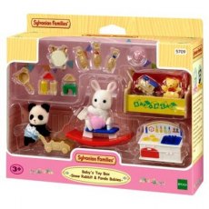 Sylvanian Babies Toy Box Snow Rabbit/Panda